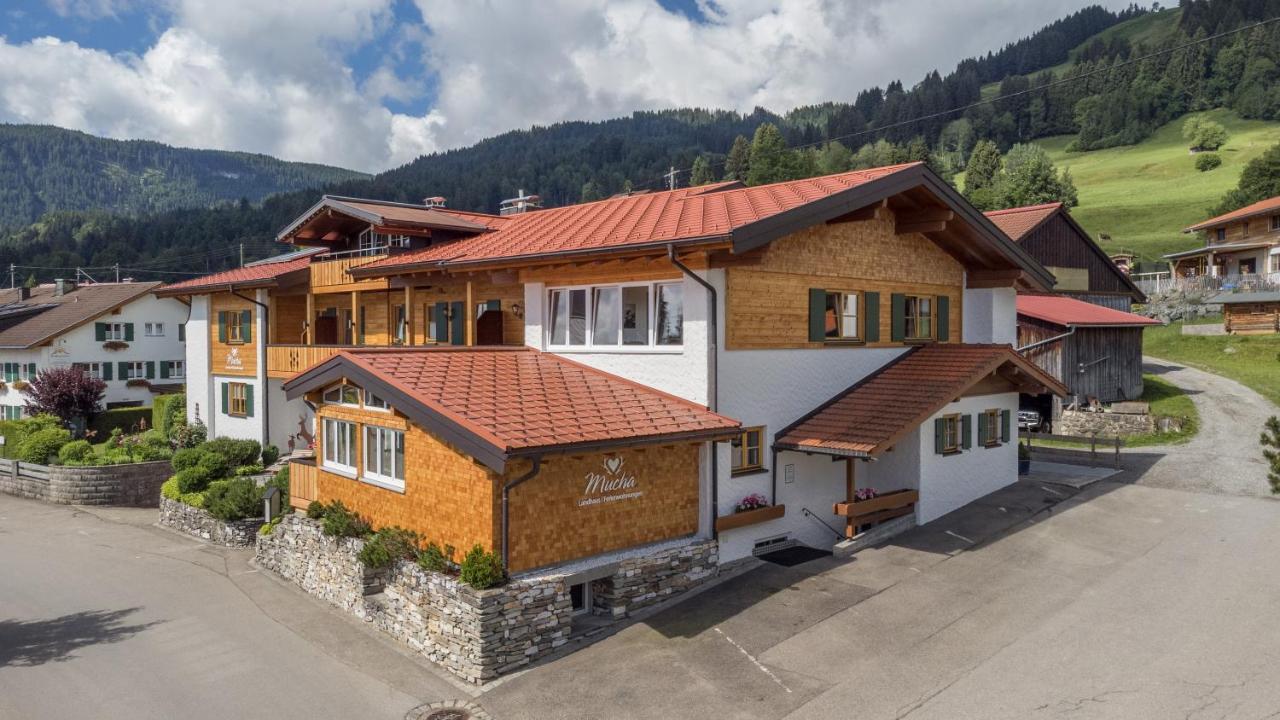 Landhaus Mucha - Ferienwohnungen - Naturpark Partner Bolsterlang Eksteriør bilde